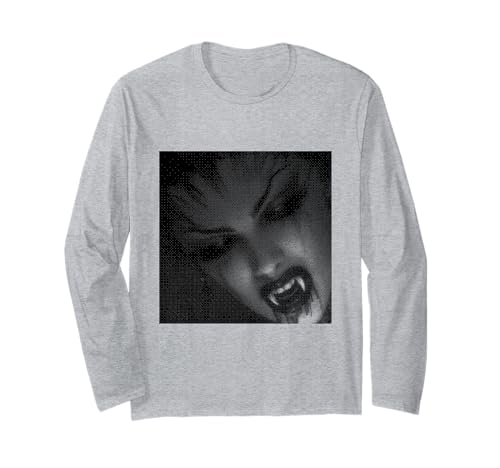 Vampir Gothic Anime Manga Japan Kawaii Goth Girl Alt Langarmshirt von Goth and Emo Designs for Anime Lovers