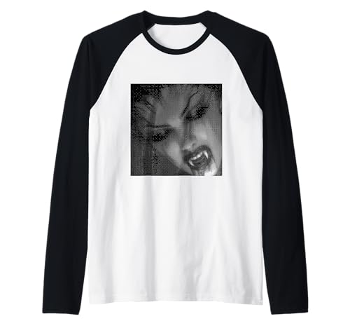 Vampir Gothic Anime Manga Japan Kawaii Goth Girl Alt Raglan von Goth and Emo Designs for Anime Lovers