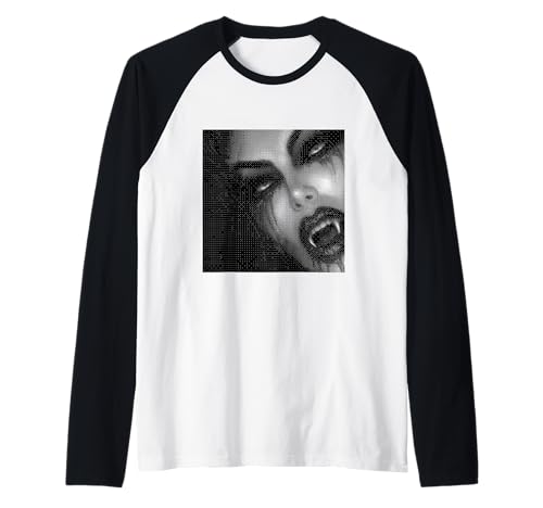 Vampir Gothic Anime Manga Japan Kawaii Goth Girl Alt Raglan von Goth and Emo Designs for Anime Lovers