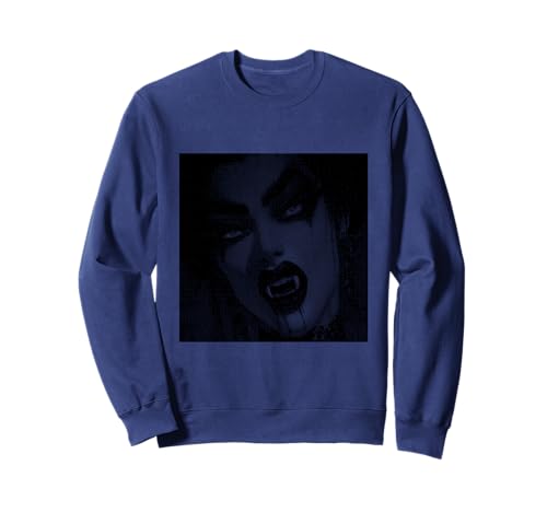 Vampir Gothic Anime Manga Japan Kawaii Goth Girl Alt Sweatshirt von Goth and Emo Designs for Anime Lovers