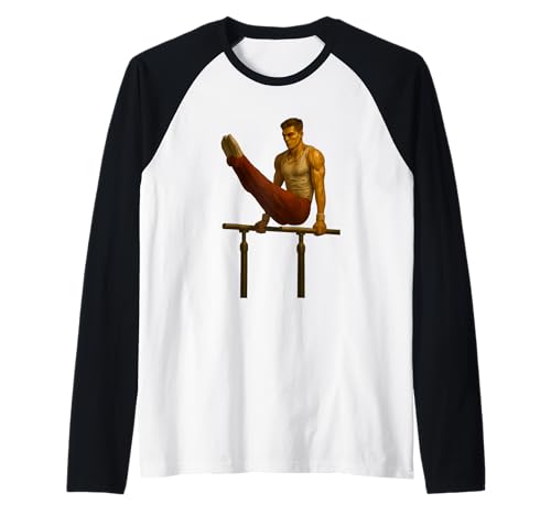 Herren Gymnastik Parallelstangen Raglan von Gotham Threads