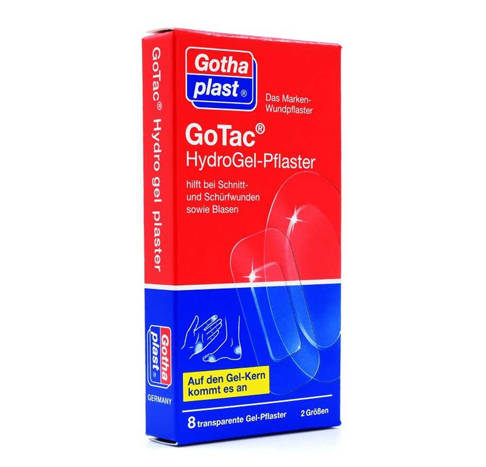 Gothaplast GmbH Pflaster GOTAC HydroGel-Pflaster 2 Größen, 8 St von Gothaplast GmbH
