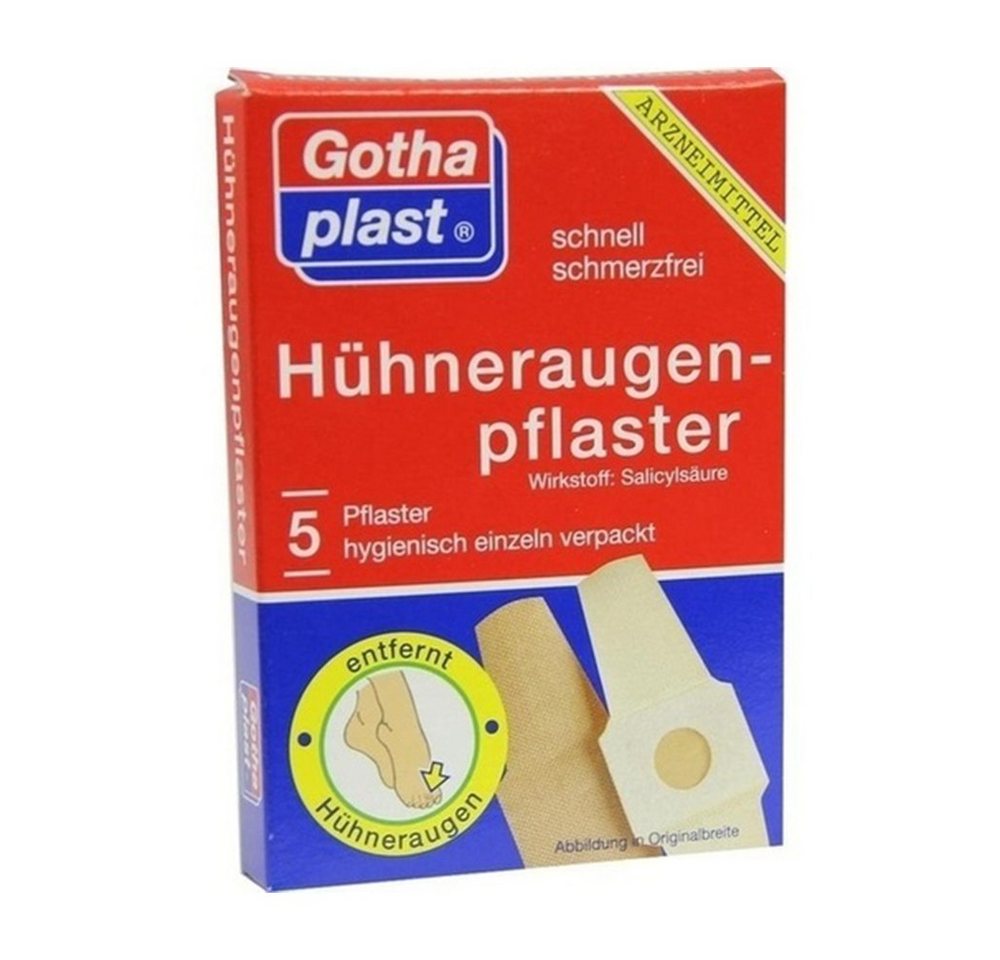 Gothaplast GmbH Pflaster GOTHAPLAST Cornmed Hühneraugenpflaster 2x6 cm, 5 St von Gothaplast GmbH