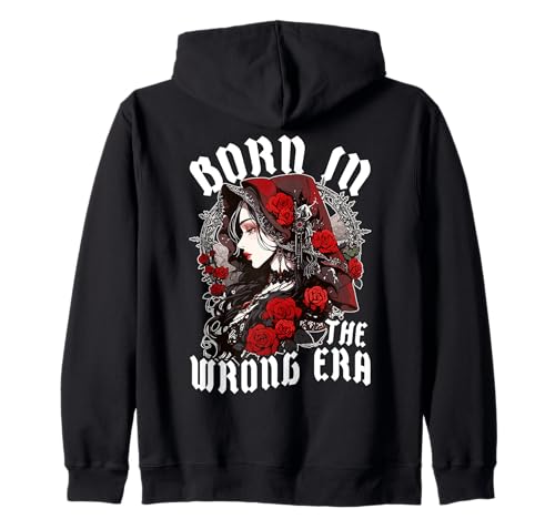 Born in the Wrong Era Zitat Vintage Gothic Female Gothic Kapuzenjacke Born in the Wrong Era Zitat Vintage Gothic Female Gothic Kapuzenjacke von Gothic Beauty Victorian Style Romantic Gothic