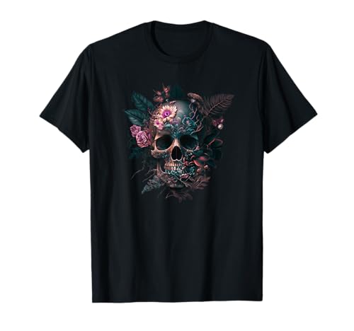 Gothic Schädel und Blumen Kleidung für Damen und Herren Goth T-Shirt von Gothic Clothes and Accessories Gothic Goth T Ideas