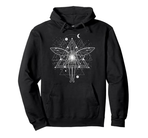 Goth Fairy Grunge Fairycore Moon Phases Witchy Gothic Damen Pullover Hoodie von Gothic Clothing & Witchy Clothes