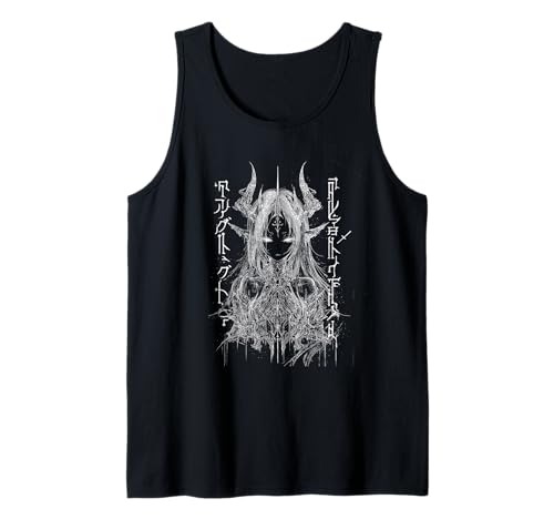 Cybersigilism Style Waifu - Dark Demon Anime Girl Tank Top von Gothic Grunge Anime Girl Apparel
