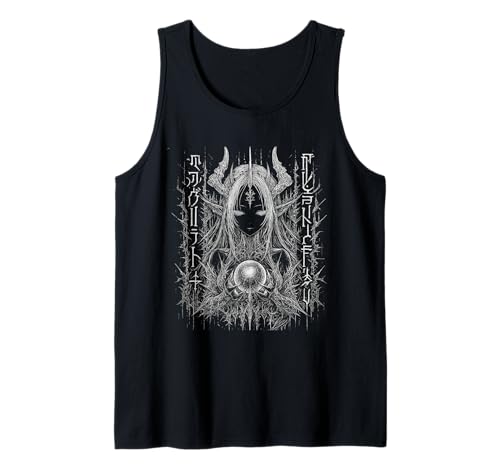 Cybersigilism Waifu - Hexe Anime Girl Grunge Tank Top von Gothic Grunge Anime Girl Apparel