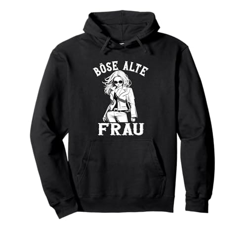 Böse Alte Frau Totenkopf Design Halloween Damen Deko Party Pullover Hoodie Böse Alte Frau Totenkopf Design Halloween Damen Deko Party Pullover Hoodie von Gothic Halloween Kostüm Frauen Bikerin Rockerin