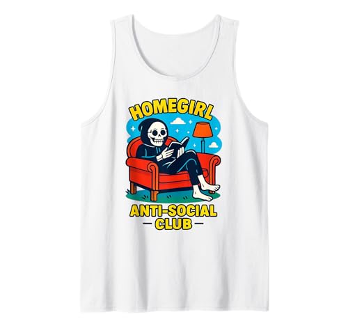 Lustiger Halloween-Gothic-Leseschüler für Mädchen und Tank Top von Gothic Horror Book Movie Film Genre Halloween