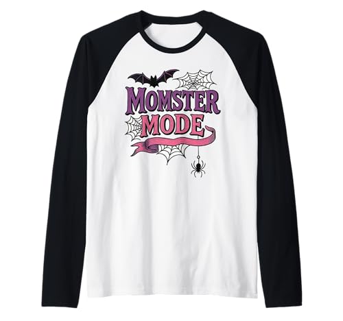 Momster Mode Gruseliges Halloween-Kostüm Mama Raglan Momster Mode Gruseliges Halloween-Kostüm Mama Raglan von Gothic Mom Aesthetic Trick or Treat Halloween