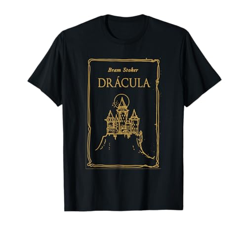 Gothic Tees Bram Stoker's Dracula 1897 original book cover T-Shirt, Herren, Schwarz, S, Halbarm, Klassische Passform, Retro, Horror, Halloween Gothic Tees Bram Stoker's Dracula 1897 original book cover T-Shirt, Herren, Schwarz, S, Halbarm, Klassische Passform, Retro, Horror, Halloween von Gothic Tees