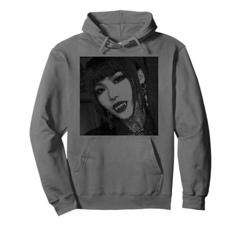 Gothic Vampir Girl Cute Emo Goth Aesthetic Pullover Hoodie Gothic Vampir Girl Cute Emo Goth Aesthetic Pullover Hoodie von Gothic Vampire Girl for Goth Girls and Goth Mommy