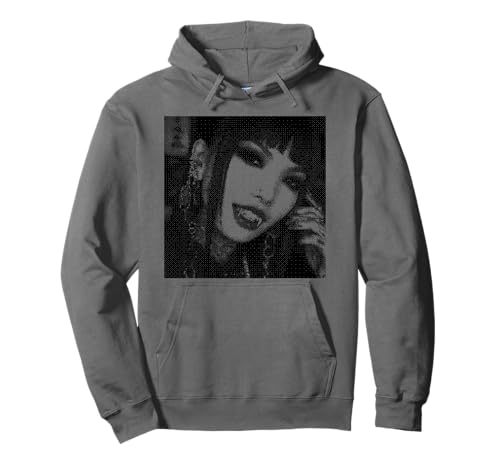 Gothic Vampir Girl Cute Emo Goth Aesthetic Pullover Hoodie Gothic Vampir Girl Cute Emo Goth Aesthetic Pullover Hoodie von Gothic Vampire Girl for Goth Girls and Goth Mommy