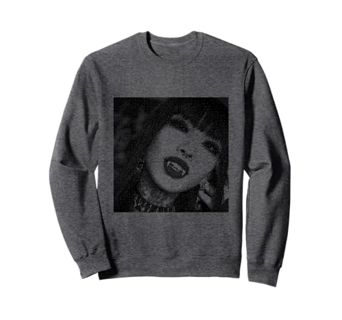 Gothic Vampir Girl Cute Emo Goth Aesthetic Sweatshirt Gothic Vampir Girl Cute Emo Goth Aesthetic Sweatshirt von Gothic Vampire Girl for Goth Girls and Goth Mommy