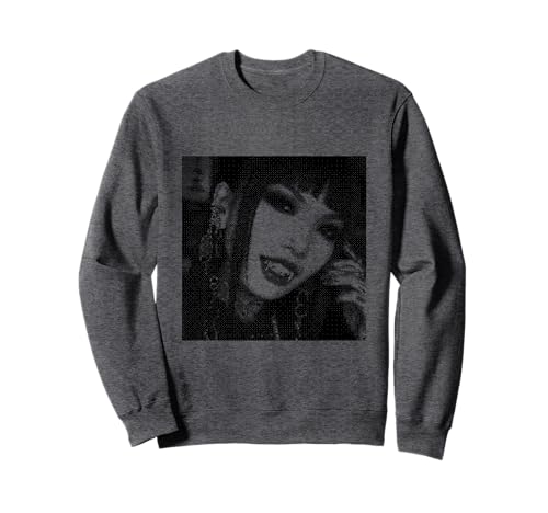 Gothic Vampir Girl Cute Emo Goth Aesthetic Sweatshirt Gothic Vampir Girl Cute Emo Goth Aesthetic Sweatshirt von Gothic Vampire Girl for Goth Girls and Goth Mommy