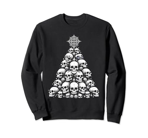 Gothic Skull Christmas Tree For Goth Men Women Skulls Decor Sweatshirt Gothic Skull Christmas Tree For Goth Men Women Skulls Decor Sweatshirt von Gothic Xmas Tree Goth Decorations Christmas Gifts
