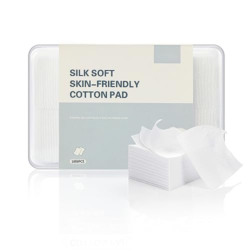 GothicBride Wattepads Abschminkpads Make-up Entferner Pads 1000 Stück aus 100% Reiner Bio-Baumwolle Zum Entfernen von Augen-Make-up Nagellack und zum Auftragen von Hautpflegeprodukten GothicBride Wattepads Abschminkpads Make-up Entferner Pads 1000 Stück aus 100% Reiner Bio-Baumwolle Zum Entfernen von Augen-Make-up Nagellack und zum Auftragen von Hautpflegeprodukten von GothicBride