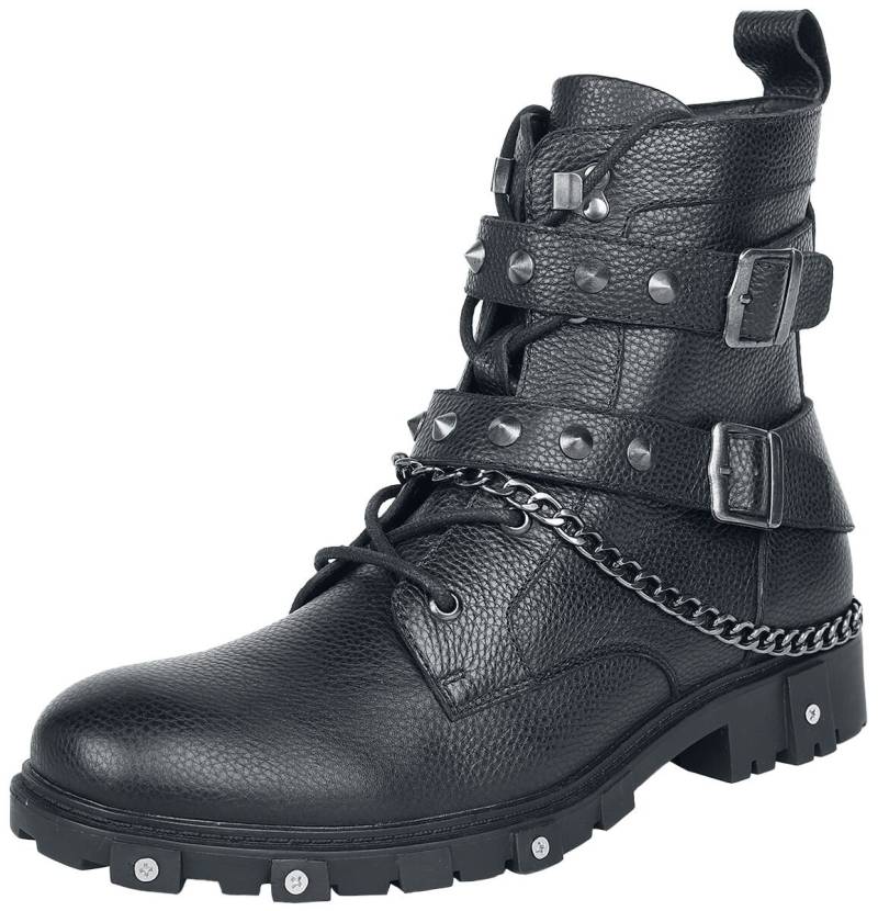 Gothicana by EMP Boots with Chains and Buckles Stiefel schwarz in EU43 Gothicana by EMP Boots with Chains and Buckles Stiefel schwarz in EU43 von Gothicana by EMP