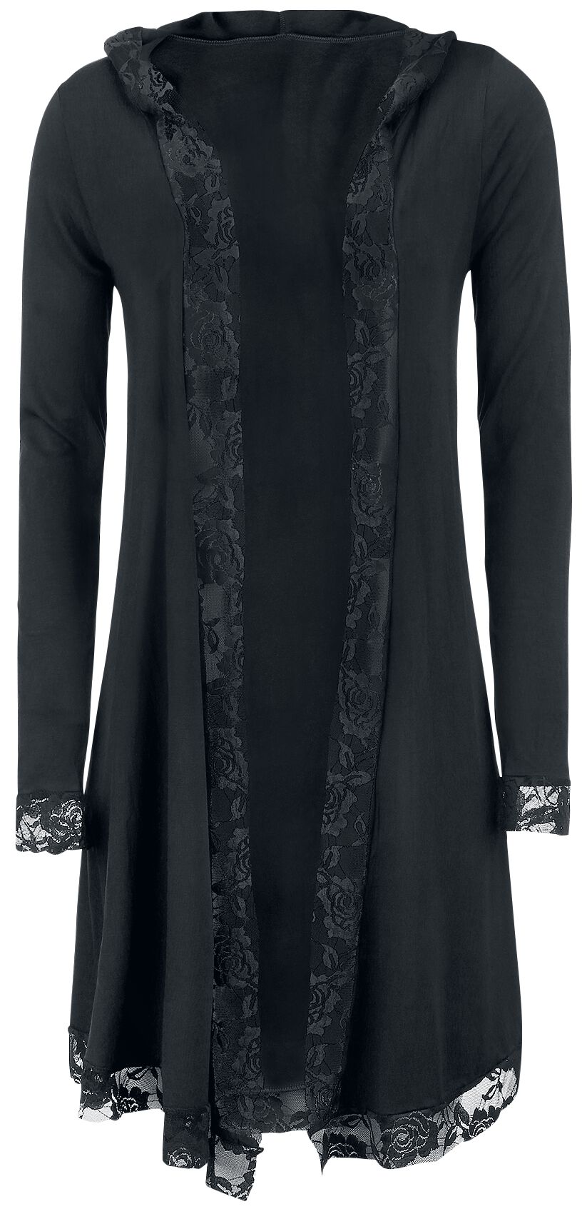 Gothicana by EMP Cardigan - Lace Cardigan - S bis 5XL - für Damen - Größe 3XL - schwarz von Gothicana by EMP