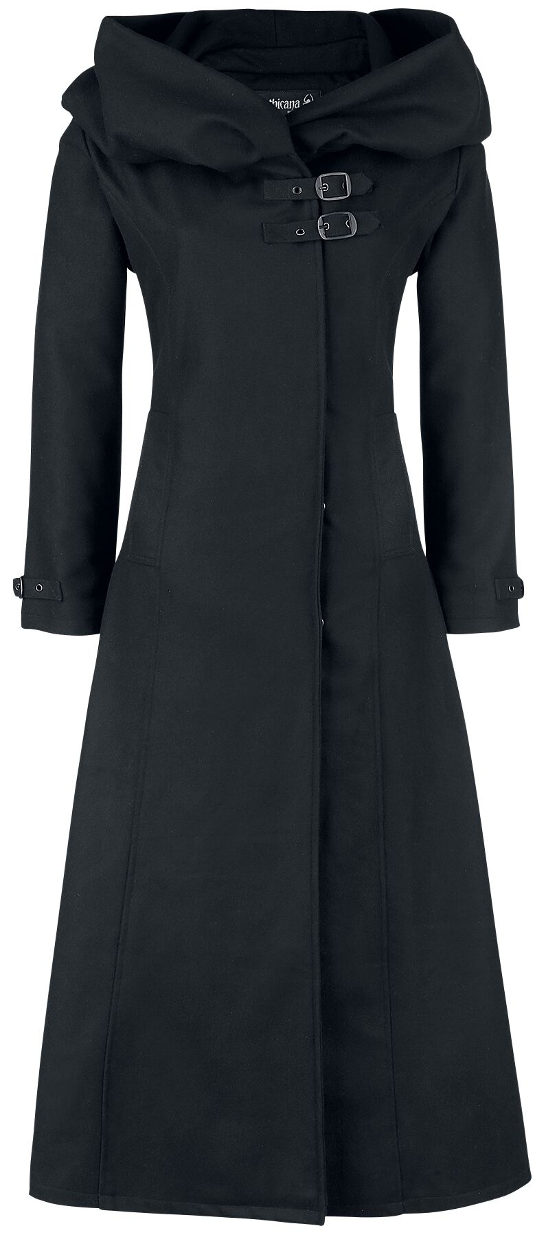 Gothicana by EMP Cinderella Wintermantel schwarz in XL von Gothicana by EMP