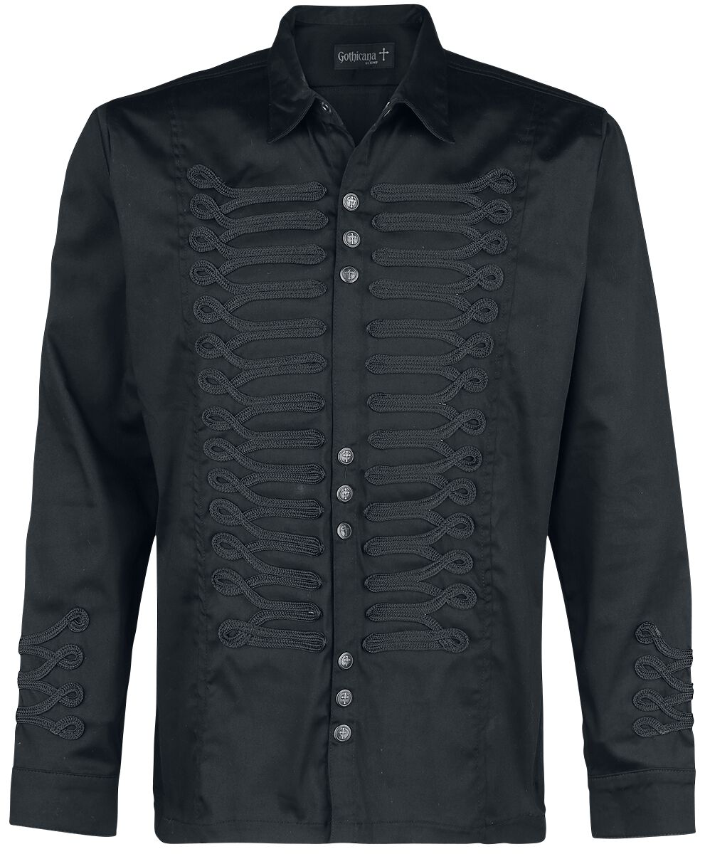 Gothicana by EMP Counterplay Langarmhemd schwarz in L von Gothicana by EMP
