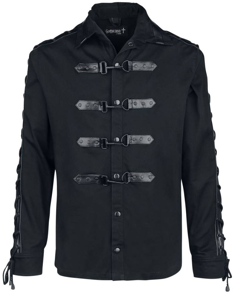 Gothicana by EMP Counterplay Langarmhemd schwarz in XL von Gothicana by EMP