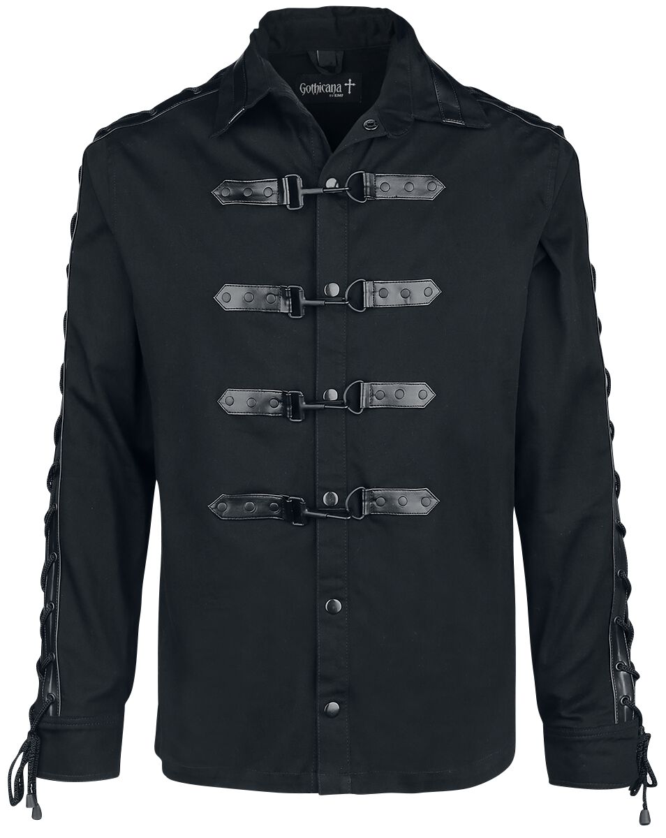 Gothicana by EMP Counterplay Langarmhemd schwarz in XXL von Gothicana by EMP