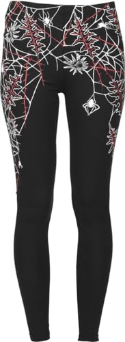 Gothicana by EMP Damen Schwarze Leggings mit Spinnennetz L von Gothicana by EMP