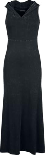 Gothicana by EMP Damen schwarzes Maxi Jerseykleid mit verstellbaren Trägern XXL von Gothicana by EMP