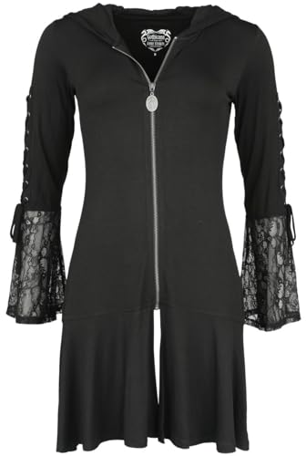 Gothicana by EMP Damen Schwarze Lange Sweatjacke Rückenprint XXL von Gothicana by EMP