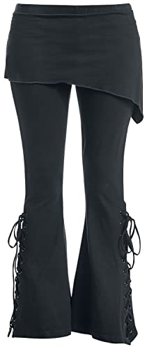 Gothicana by EMP Damen Schwarze Leggings mit Bootcut und Rockteil 3XL von Gothicana by EMP