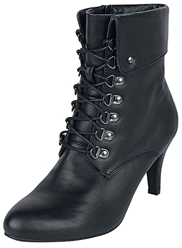 Gothicana by EMP Damen schwarze hohe Stiefeletten EU38 von Gothicana by EMP