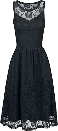 Gothicana by EMP Damen schwarzes Kleid aus Spitze 3XL von Gothicana by EMP