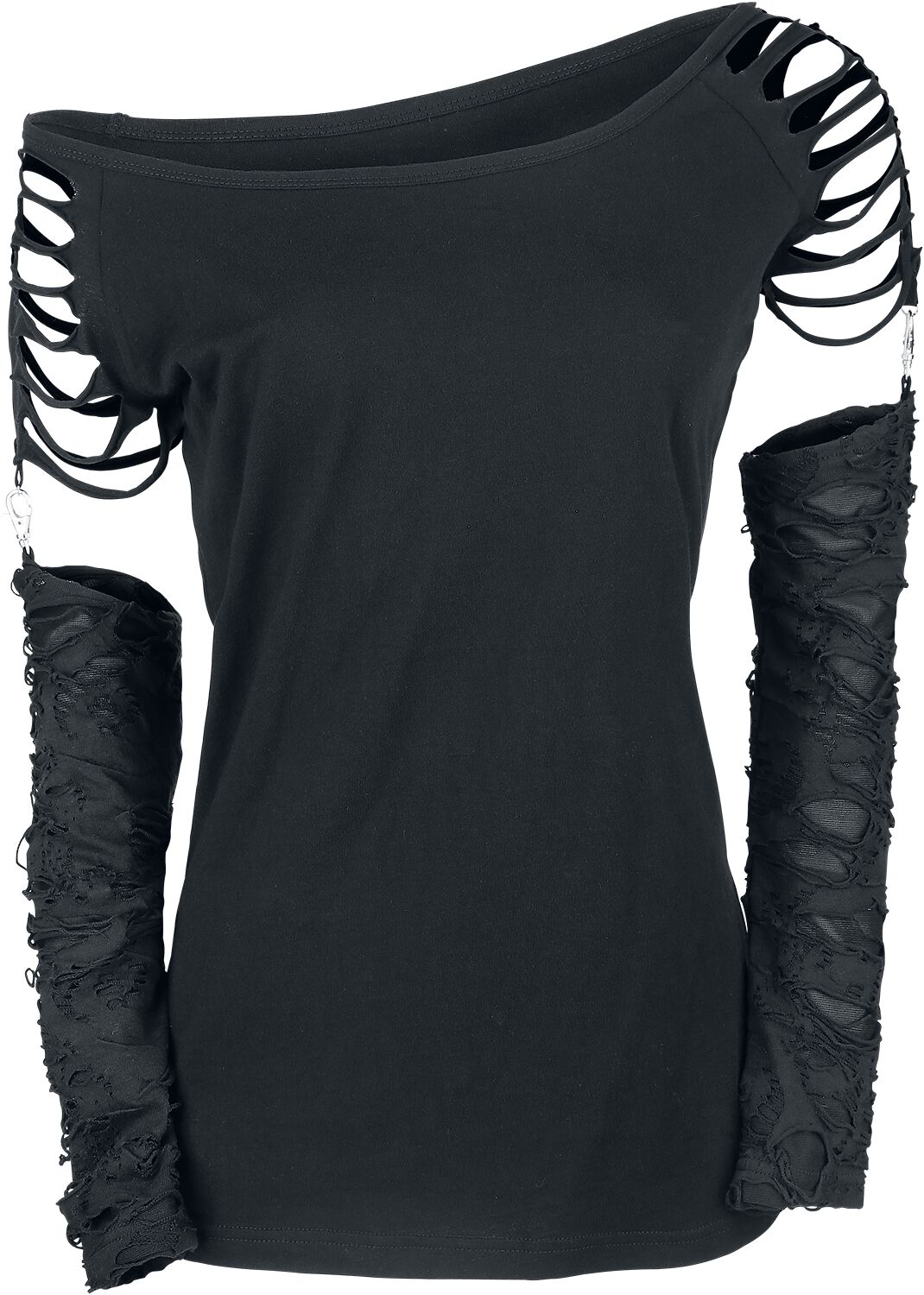 Gothicana by EMP Days Without Langarmshirt schwarz in XXL von Gothicana by EMP