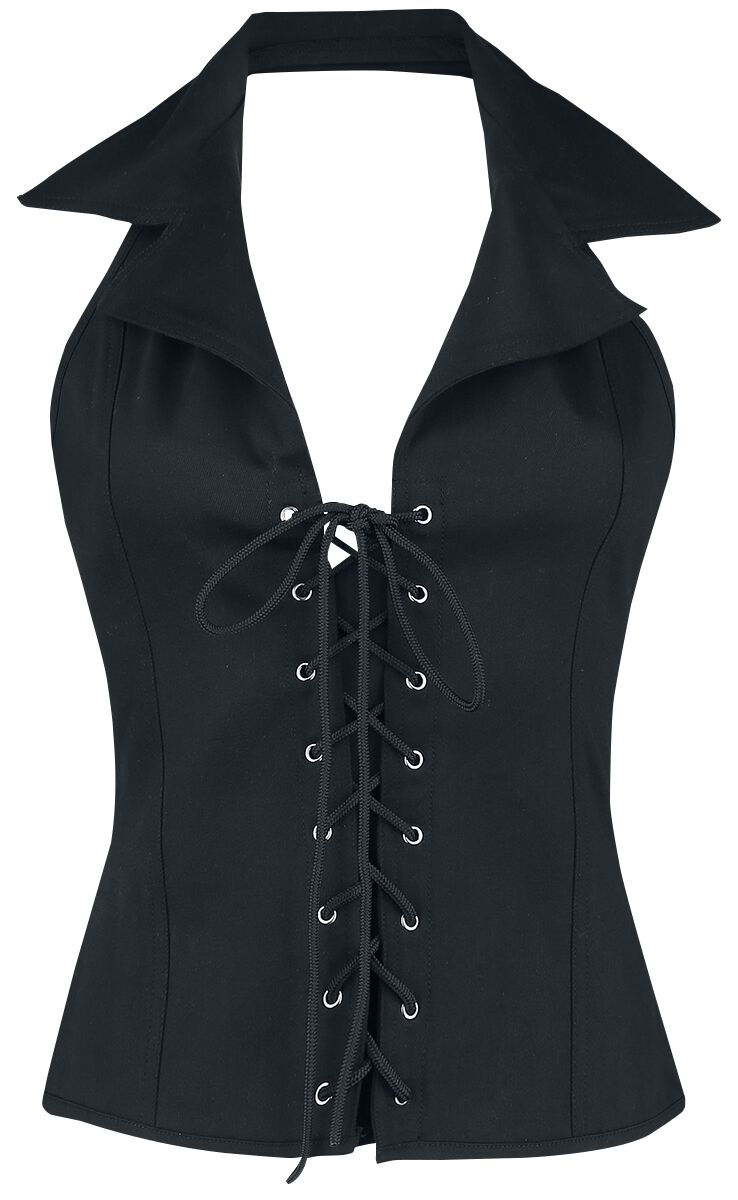 Gothicana by EMP Dita Top schwarz in XL von Gothicana by EMP