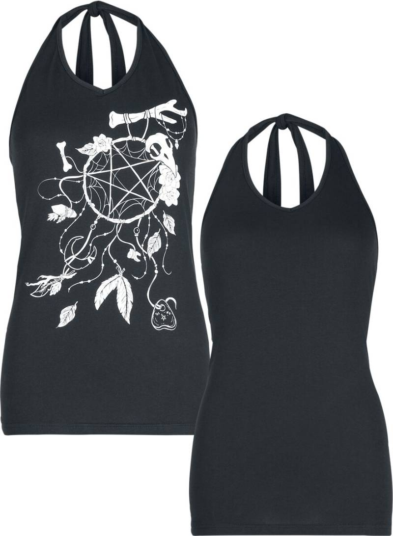 Gothicana by EMP Double Pack Tops Neckholder schwarz in XL von Gothicana by EMP