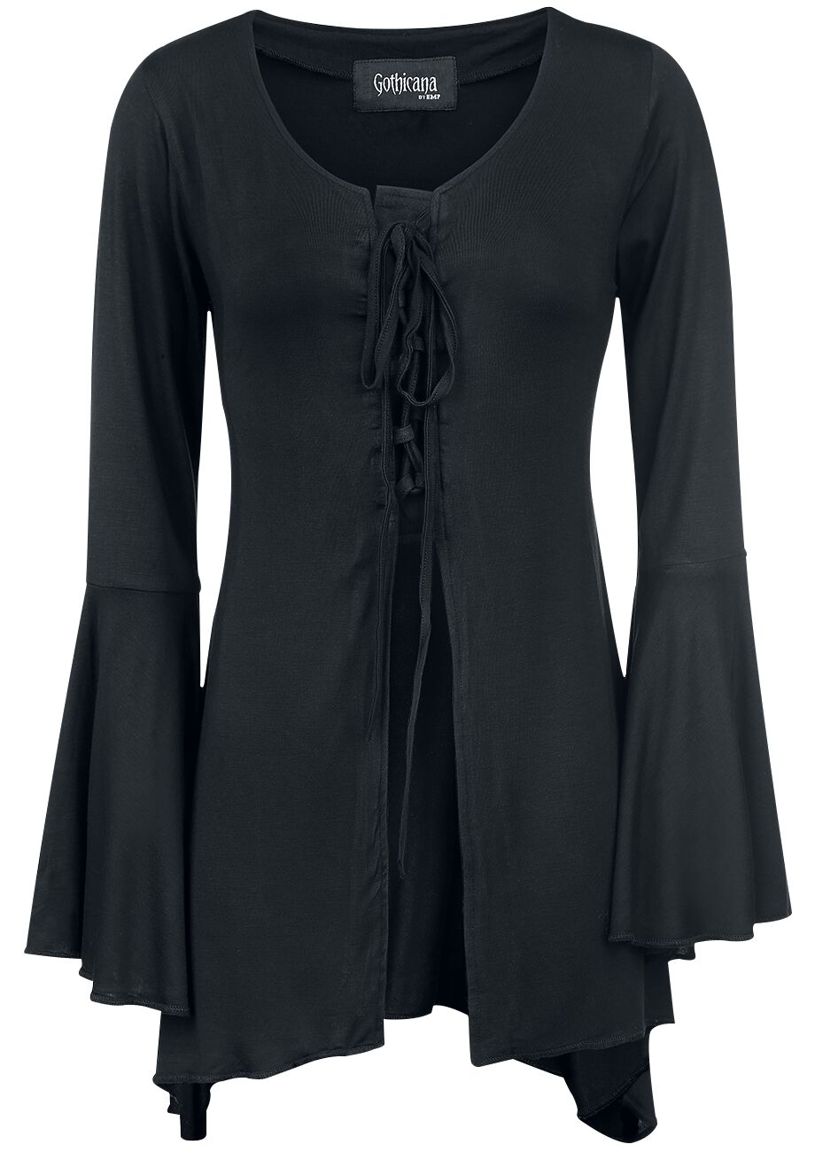 Gothicana by EMP - Gothic Cardigan - Ritual Spirit - S bis XXL - für Damen - Größe XXL - schwarz Gothicana by EMP - Gothic Cardigan - Ritual Spirit - S bis XXL - für Damen - Größe XXL - schwarz von Gothicana by EMP