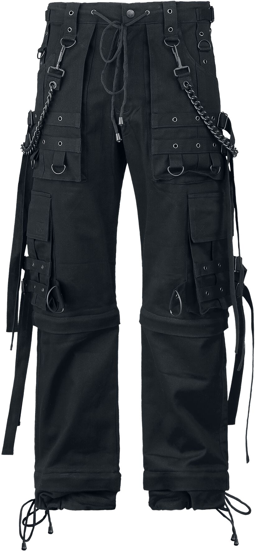 Gothicana by EMP - Gothic Cargohose - Abaddon - W30L34 bis W42L34 - für Männer - Größe W33L34 - schwarz Gothicana by EMP - Gothic Cargohose - Abaddon - W30L34 bis W42L34 - für Männer - Größe W33L34 - schwarz von Gothicana by EMP