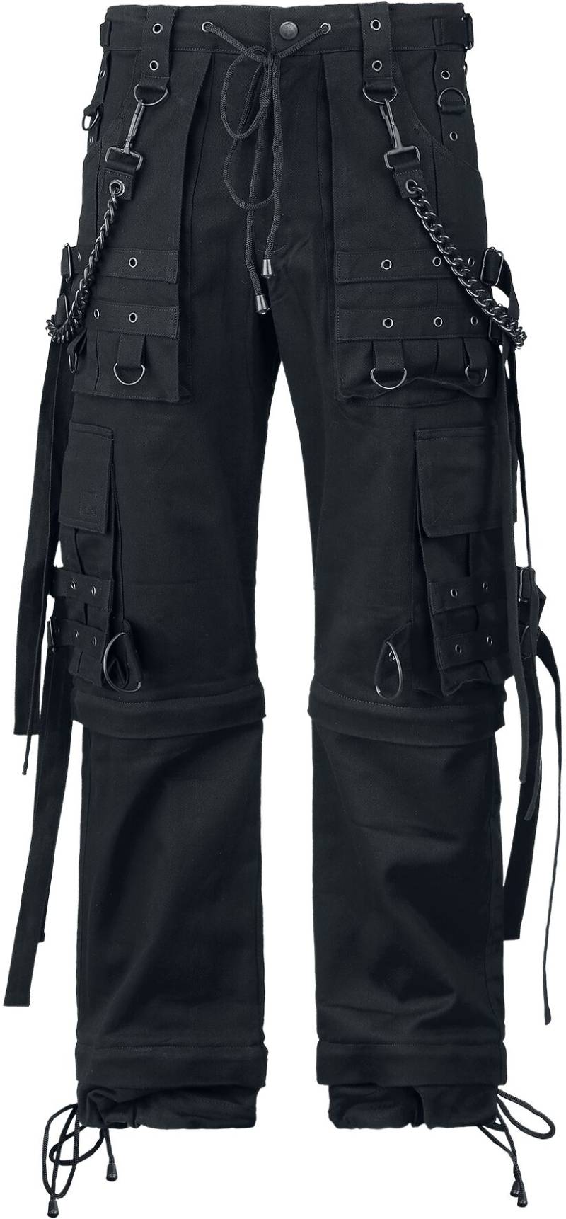 Gothicana by EMP - Gothic Cargohose - Abaddon - W30L34 bis W42L34 - für Männer - Größe W34L34 - schwarz von Gothicana by EMP