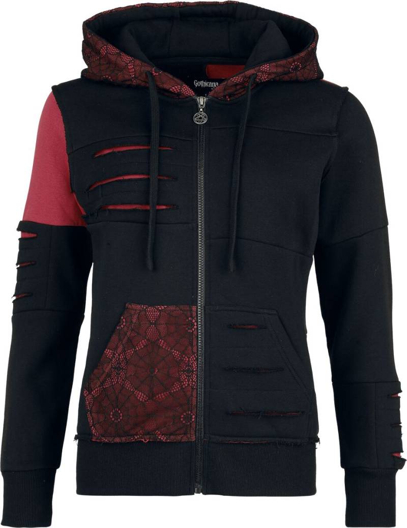 Gothicana by EMP - Gothic Kapuzenjacke - Freaking Out Loud Encore - S bis XXL - für Damen - Größe M - schwarz von Gothicana by EMP