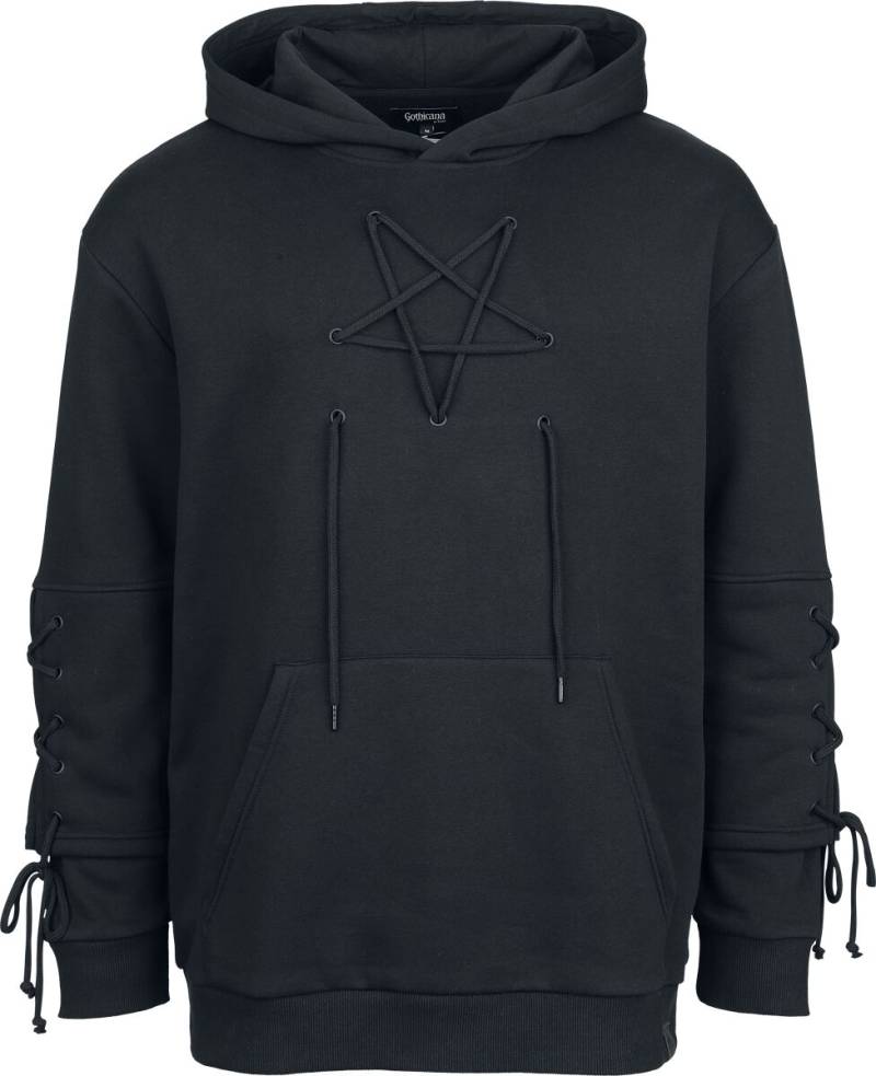 Gothicana by EMP - Gothic Kapuzenpullover - The Witching Hour - M bis XXL - für Männer - Größe M - schwarz von Gothicana by EMP