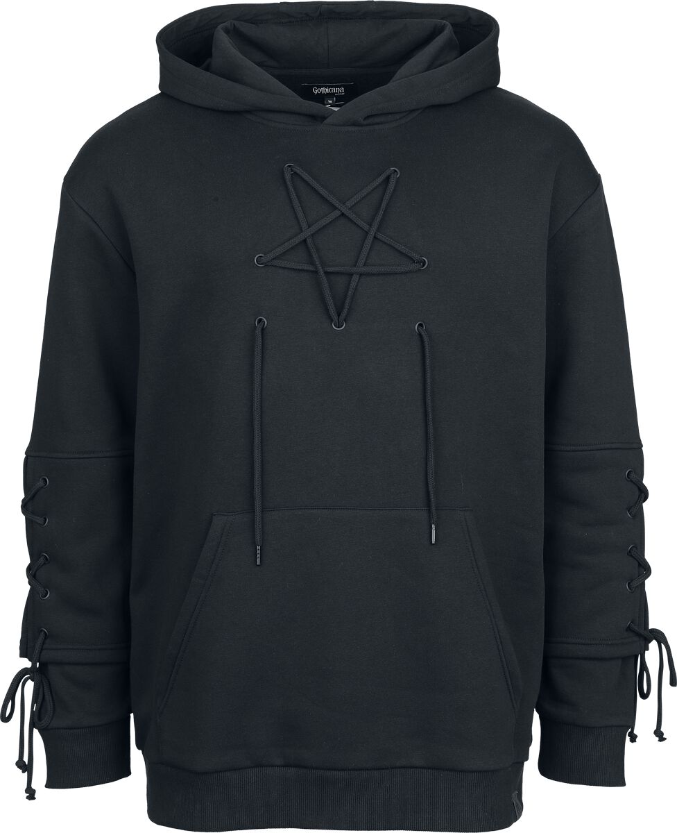 Gothicana by EMP - Gothic Kapuzenpullover - M bis XXL - für Männer - Größe XL - schwarz von Gothicana by EMP