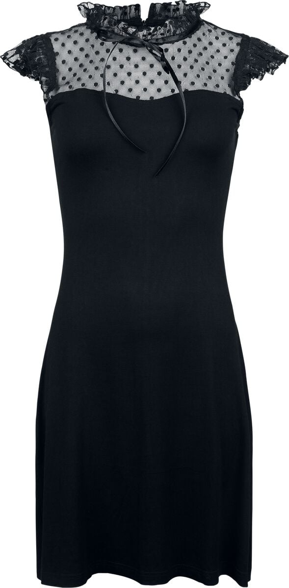 Gothicana by EMP - Gothic Kleid knielang - Vailed in Darkness - S bis XXL - für Damen - Größe XXL - schwarz von Gothicana by EMP