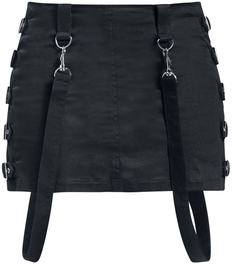 Gothicana by EMP - Gothic Kurzer Rock - The Betrayal - S bis 3XL - für Damen - Größe XXL - schwarz von Gothicana by EMP