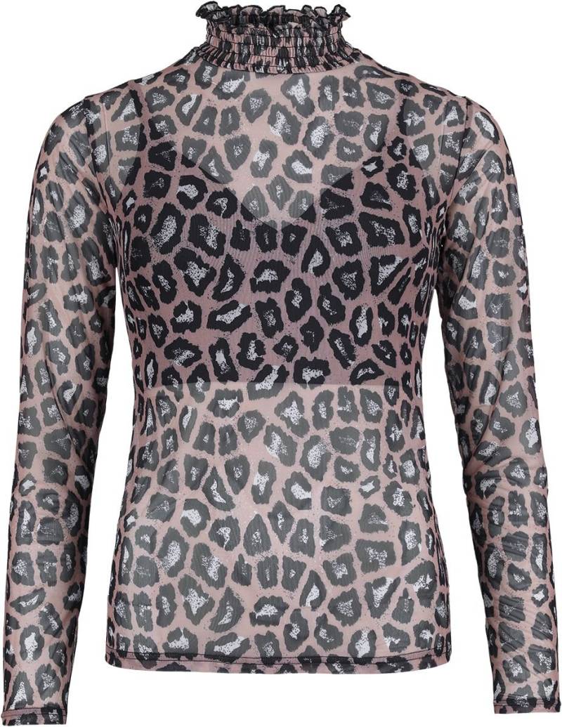 Gothicana by EMP - Gothic Langarmshirt - Leo Longsleeve - XS bis S - für Damen - Größe XS - leopard von Gothicana by EMP