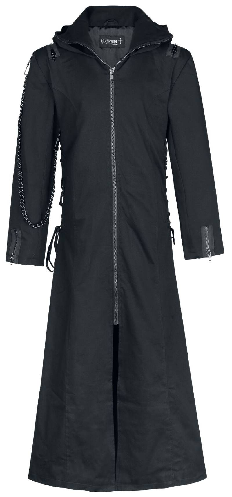 Gothicana by EMP - Gothic Militärmantel - Aziel - M bis 3XL - für Männer - Größe XXL - schwarz von Gothicana by EMP