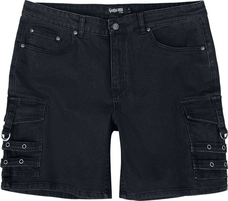 Gothicana by EMP - Gothic Short - Basic Shorts - S bis XXL - für Männer - Größe XXL - schwarz von Gothicana by EMP
