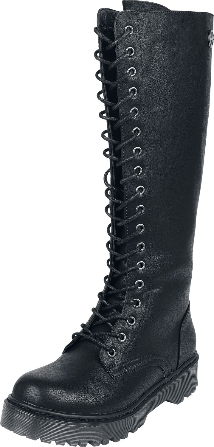 Gothicana by EMP - Gothic Stiefel - Gothicana X The Crow Boots - EU37 bis EU40 - für Damen - Größe EU37 - schwarz von Gothicana by EMP