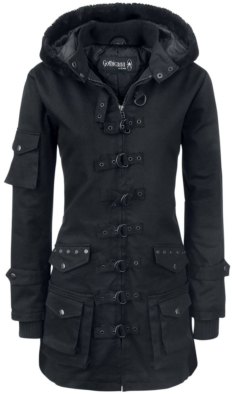 Gothicana by EMP - Gothic Übergangsjacke - Bloodsucker - M bis 3XL - für Damen - Größe M - schwarz von Gothicana by EMP